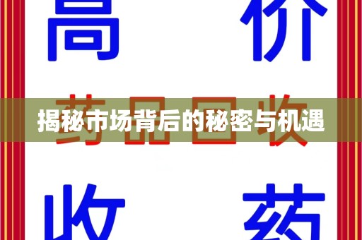 保定揭秘市场背后的秘密与机遇